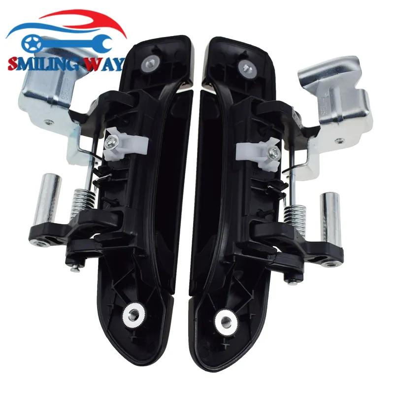 1/2/4 pcs For Honda Fit City Jazz 2002-2008 Black Exterior Outside Car Door Handle Front or Rear Left Driver or Right Passenger