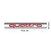 1pc 3D ABS Car Styling Quattro Badge Emblem Rear Trunk Decor Sticker Decals For WQ Quattro A4 A5 Q5 A1 Q7 B6 B8 B7 B9 B5 A3 8P 4R cjrv1