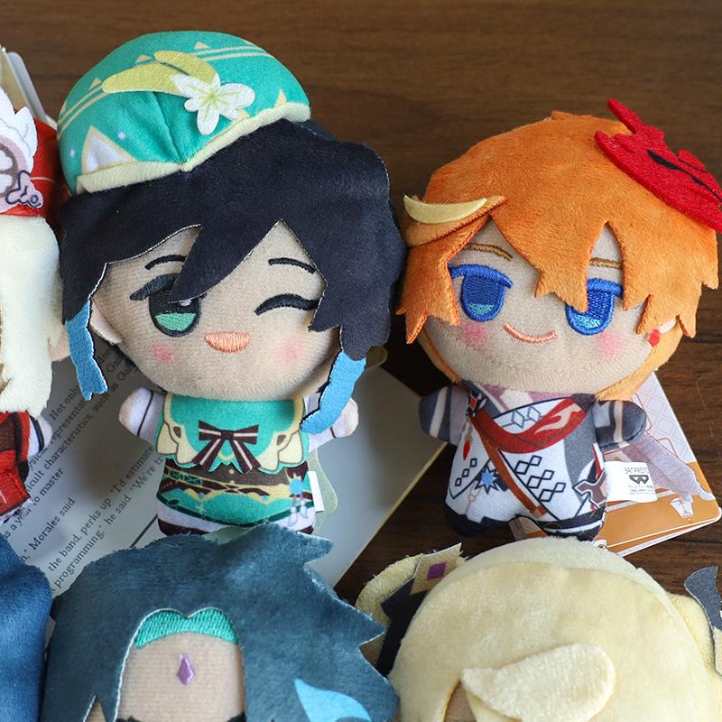 Genshin Impact Chibi Tartaglia Plush Pendant Keychain Ornament