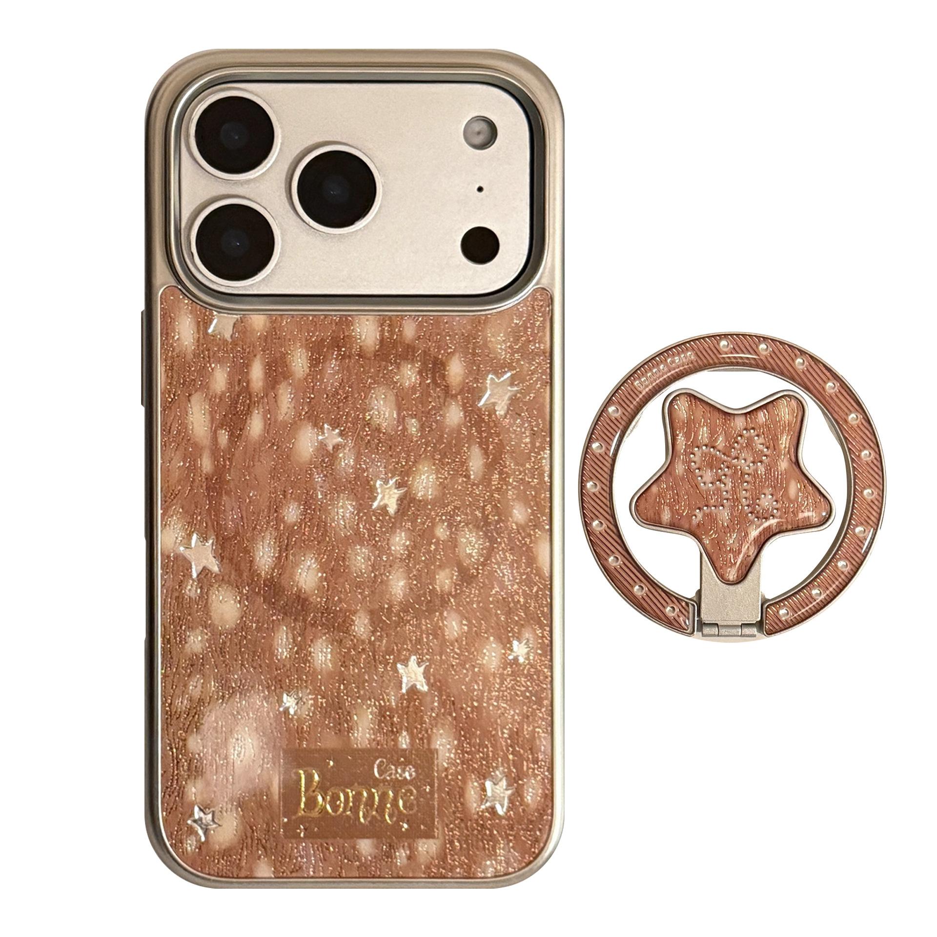 

Retro Brown Magnetic Phone Case for iPhone 16, iPhone 17, and iPhone 17 Pro Max iPhone 17 Air