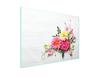 Glass stovetop protector 70x52 Flower
