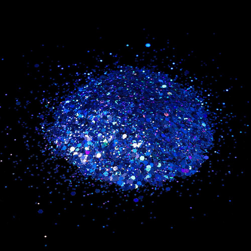 10g Holographic Hexagon Chunky Glitter Epoxy Resin Filler Flakes Laser Sparkly Sequins for DIY Epoxy Resin Nail Art Fillings