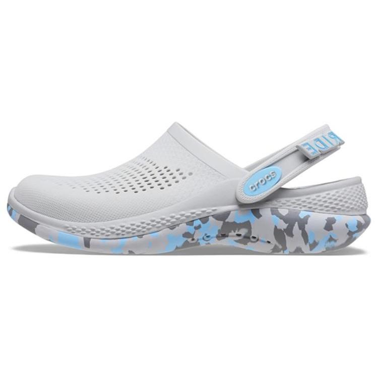 Crocs LiteRide 360 Marbled Clogs Light Grey Oxygen Men s 207634-0ZU EU 36-37
