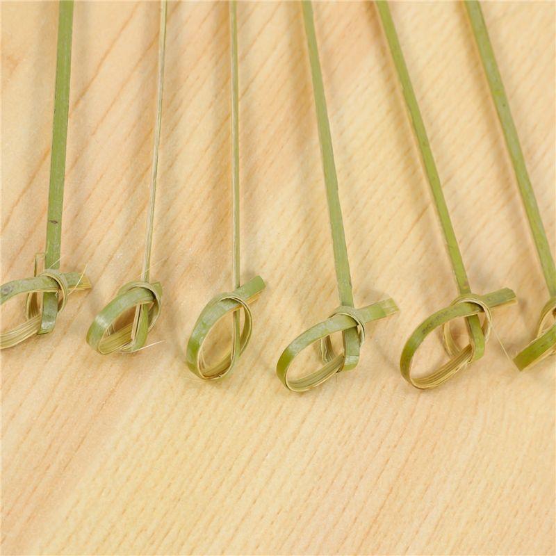 A20F-500Pack Bamboo Cocktail Picks Cocktail Toothpicks Bamboo Skewers Toothpicks For Appetizers 4 Inch