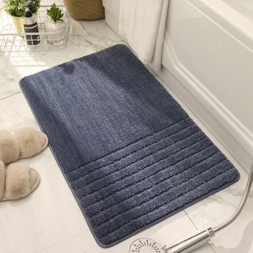 Sponge Bathroom Cashmere Thickening Mat Bath Non-slip Carpets In Wash Basin Bathtub  Floor Rug Shower Room Doormat Memory Foam 3D Pad