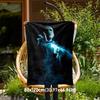1pc dark magic wand smoke Outdoor Flannel Throw Blanket All Season Soft Warmth,Home Decor 1031259
