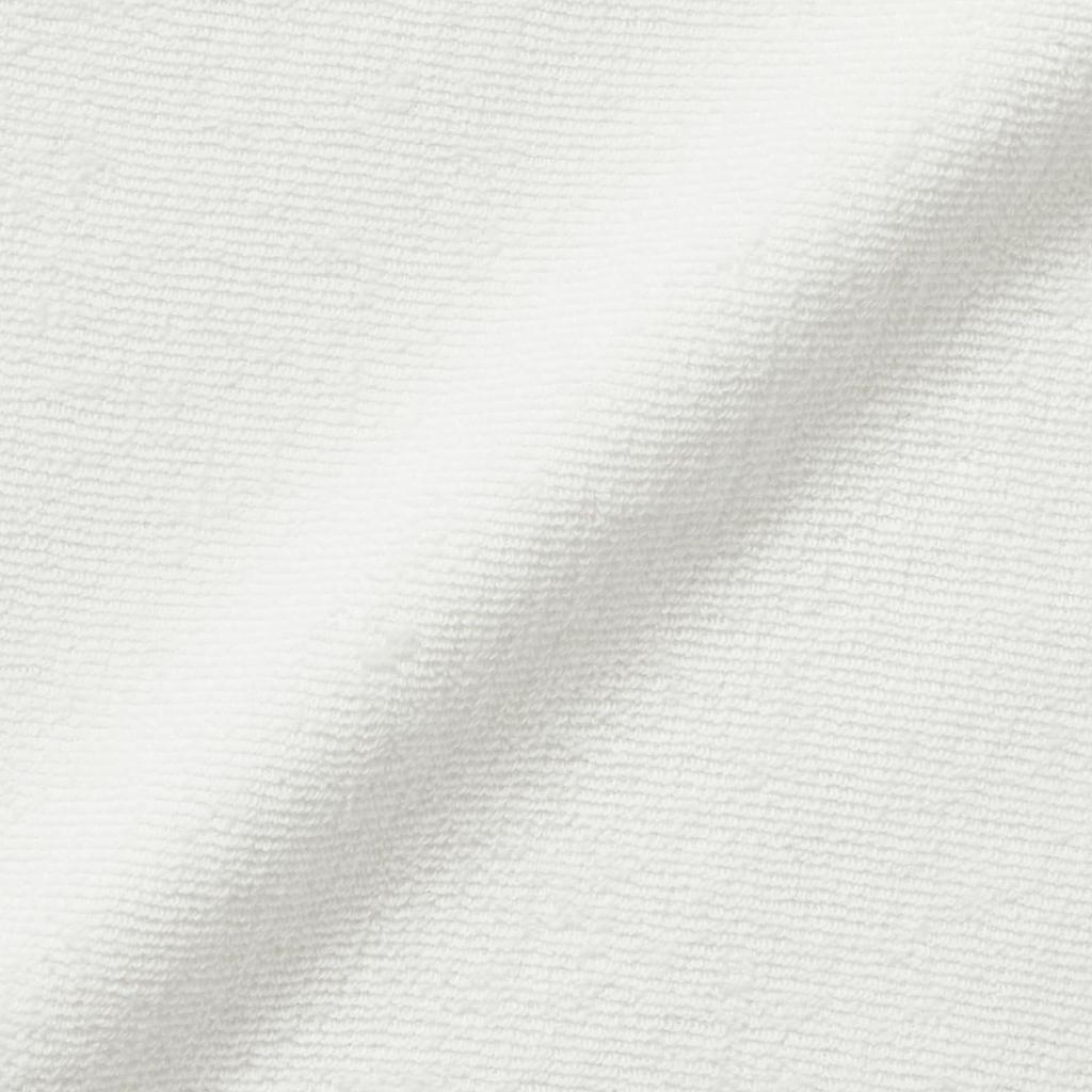 MUJI Dlouhé 34 x Organické 83345464 Osušky tkané z dlaždic, Off-White, 4-balení (2dílná sada), 110cm, Bavlna, Rychleschnoucí, Ultratenký,