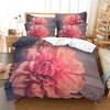 Print Rose Jacquard Flowr Bedding Set  Bed Sets For Girl King Size Comforter Sets Cover Home Textile Wedding Marry Duvet Cover