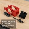 Door Lock Installation Kit DIY Hole Jig Compatible for Woodworkers