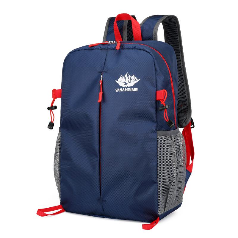 Schoolbag Outdoor Foldable Backpack Lightweight Travel Bag Anti-splashing Ultra Light Skin Bag Support Printed Cycling Student Bag