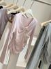 Stylish Twisted V-Neck Long-Sleeve Women's T-Shirt, Spring 2026 Slim-Fit, Figure-Flattering Base Layer.