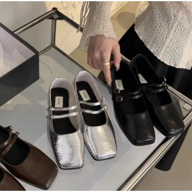 Fashion Retro Flat Women's Single Shoes Mary Jane Shoes for Women Soft and Comfortable Ballet Shoes Women Zapatos De Muj