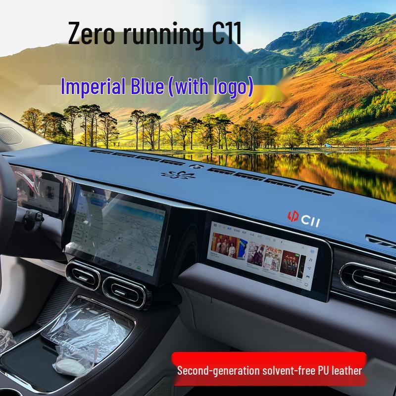 2023 Leapmotor C11 Gösterge Paneli ve Konsol Koruması için Süet Güneşlik Matı
