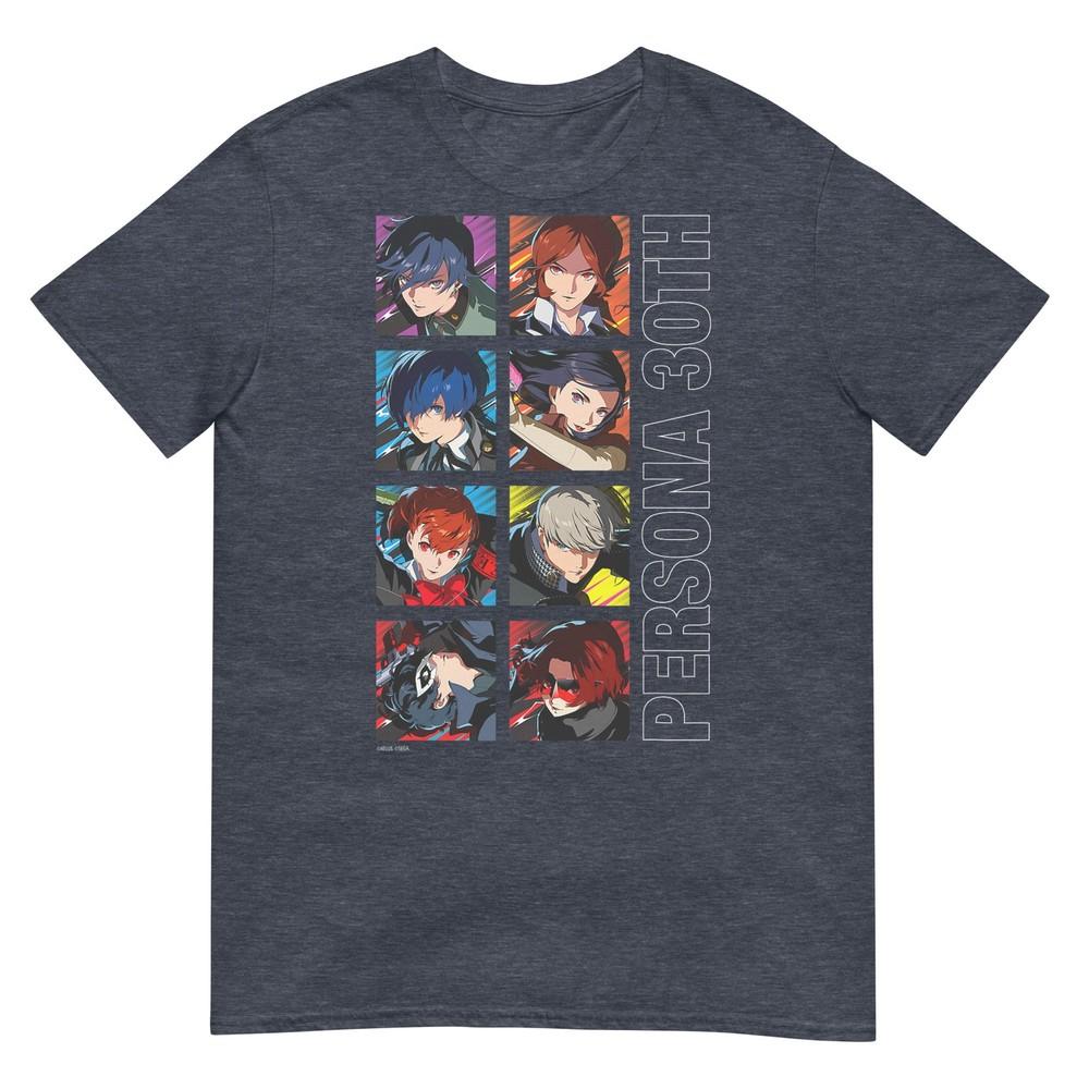 T-shirt Atlus Persona 30th Serie Protagonisti Stack Legacy