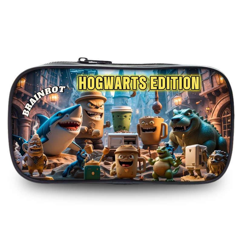 Tungtungsahur Student Pen Storage Bag With Durable Oxford Material For School Supplies