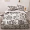 Africa Egypt King Queen Duvet Cover Egyptian Pharaoh Bedding Set For Teens Adults Ancient Frescoes 2/3pcs Polyester Quilt Cover