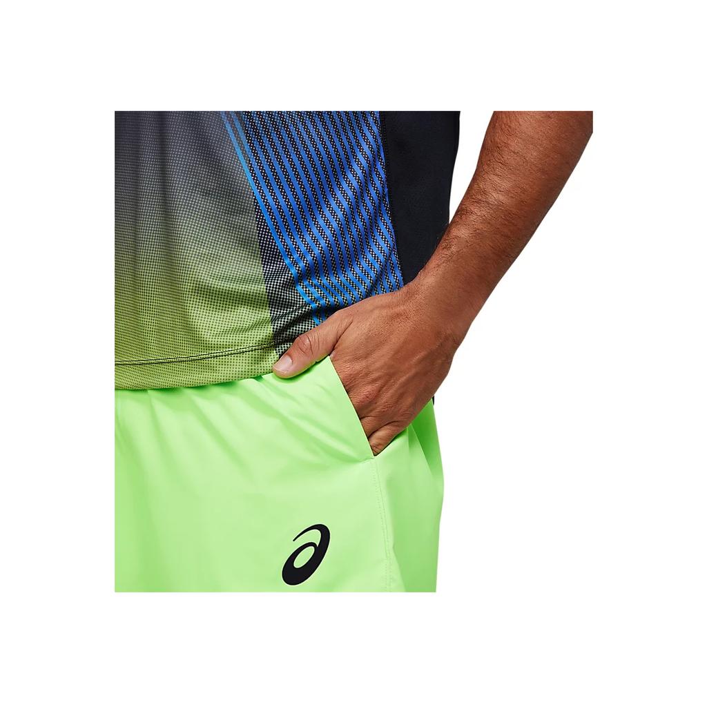 Asics Match 7 Sports Simple Quick-Dry Breathable Casual Shorts Men Shorts Green 2041A135-301