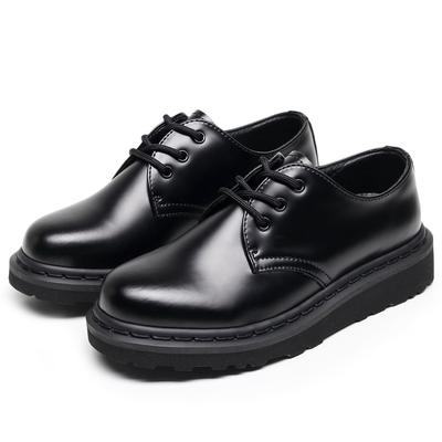Lightweight New Low-top Small Leather Shoes Women's Genuine Leather British Style Tooling Martin Shoes Boots