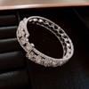 Zircon Diamond-Set Grid Bracelet: Elegant, Luxurious Niche Design for Women