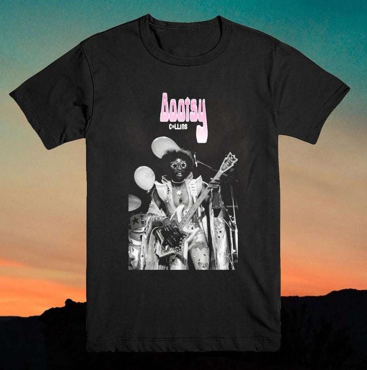 Bootsy Collins Bottzilla Vintage Tshirt Size S5XL Unisex T-Shirt - Men s Summer Cotton Graphic Tee S