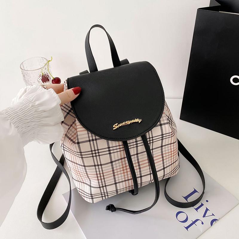 Korean Style Backpack For Women Bucket Bag School Bag For Middle School Students