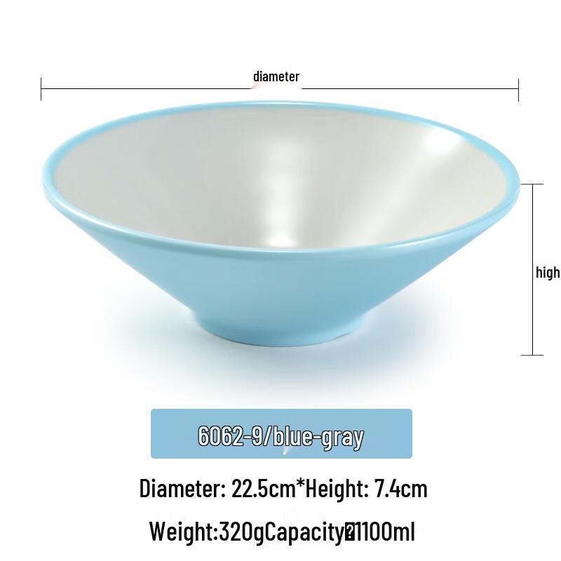 A5 Melamine Hat-shaped Noodle Bowl
