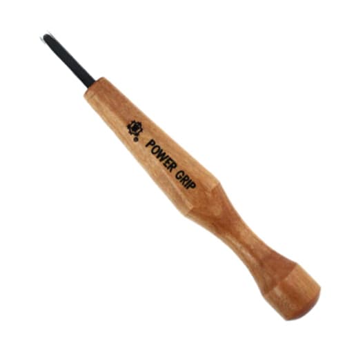 Mikisyo Power Grip Carving Chisel, Flat, 4.5mm