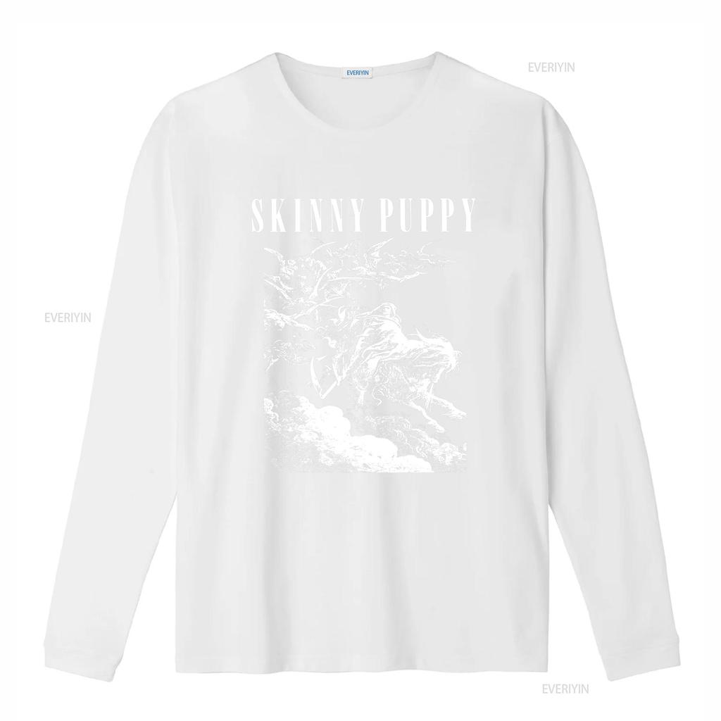 Skinny Puppy T-Shirt vintage Gewaschen Lässig Grafik Bequem Unisex Mode Atmungsaktiv Vielseitig Stilvoll Weich Streetwear