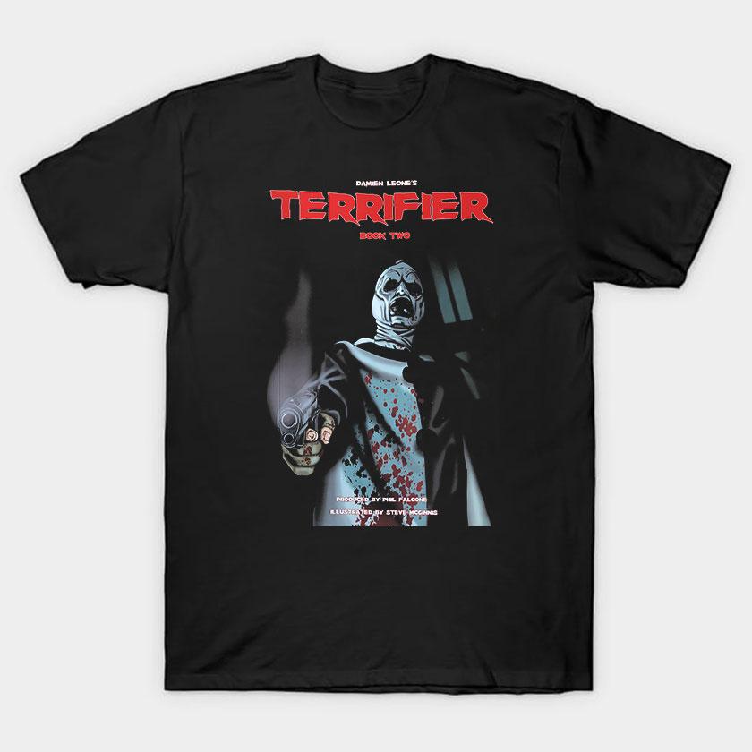 More Then Awesome Terrifier Movie Horror Art The Clown scary film For Halloween gift clothing cotton printed TShirt plus size