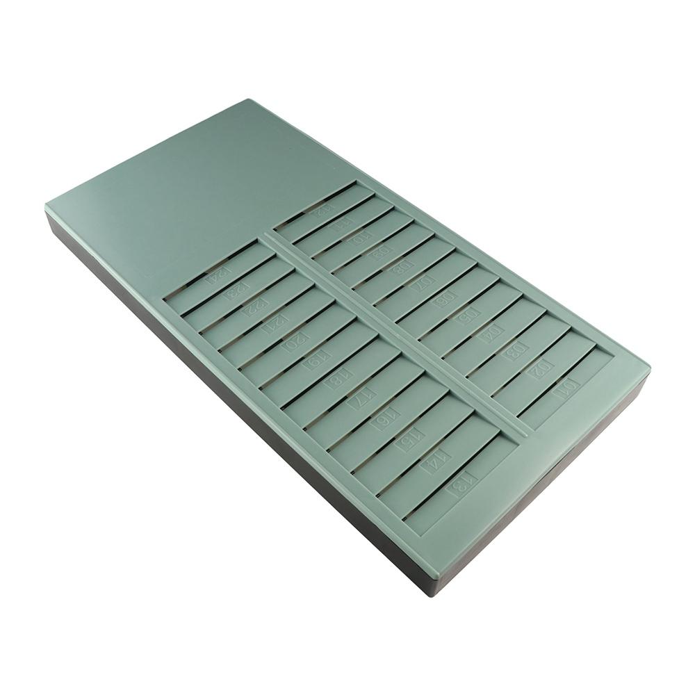 Plastic Time Card Organizer Holder 24 Slots Time Payroll Recorder Employee