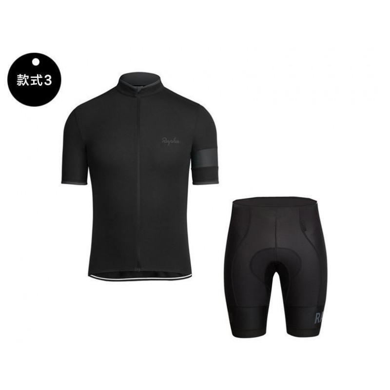 Mens Cycling Jersey Set Short Sleeve Breathable Road Bike Outfit With Bib Shorts Sportwear