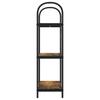 Bookshelf Smoked Oak 60 x 30 x 109 cm Engineered Wood