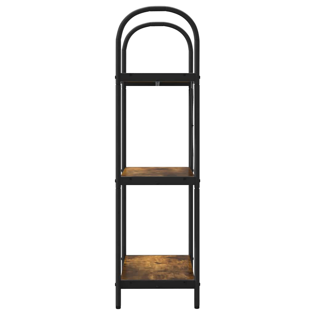 Bookshelf Smoked Oak 60 x 30 x 109 cm Engineered Wood