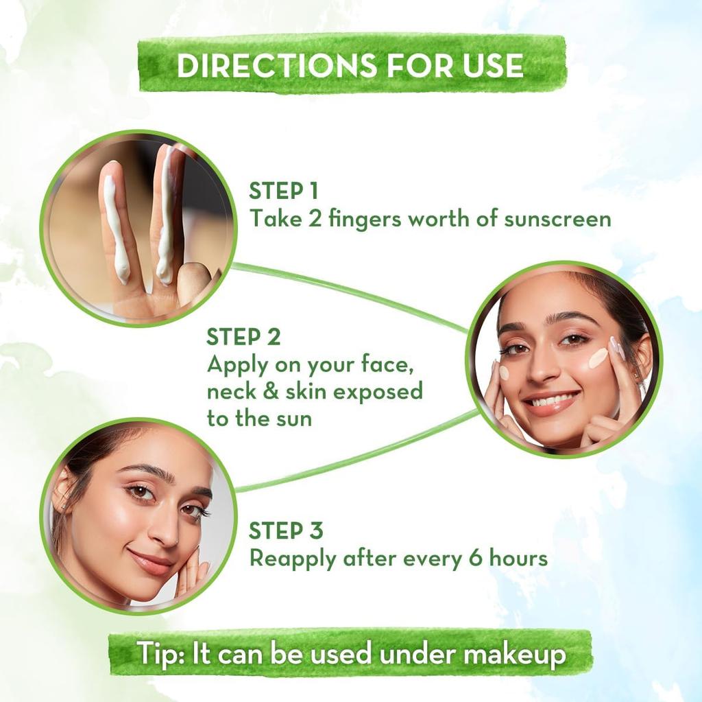 Mamaearth Ubtan Detan Sunscreen SPF 50 PA++++ Non-Greasy Tan Protection for Bright Glowing Skin 50g Lightweight No White Cast