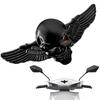 3D Metal Car Sticker Angel Wings Car Decal Metal Skeleton Car Emblem Decoration Sticker Metal For Car Accessories