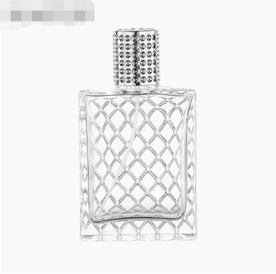 

Блискучий 100 мл Спрей Флакон Флакон для парфумів Діамантовий Контейнер Скляний Флакон Декор Багаторазового використання Розпилювач ефірної олії Косметична Віала