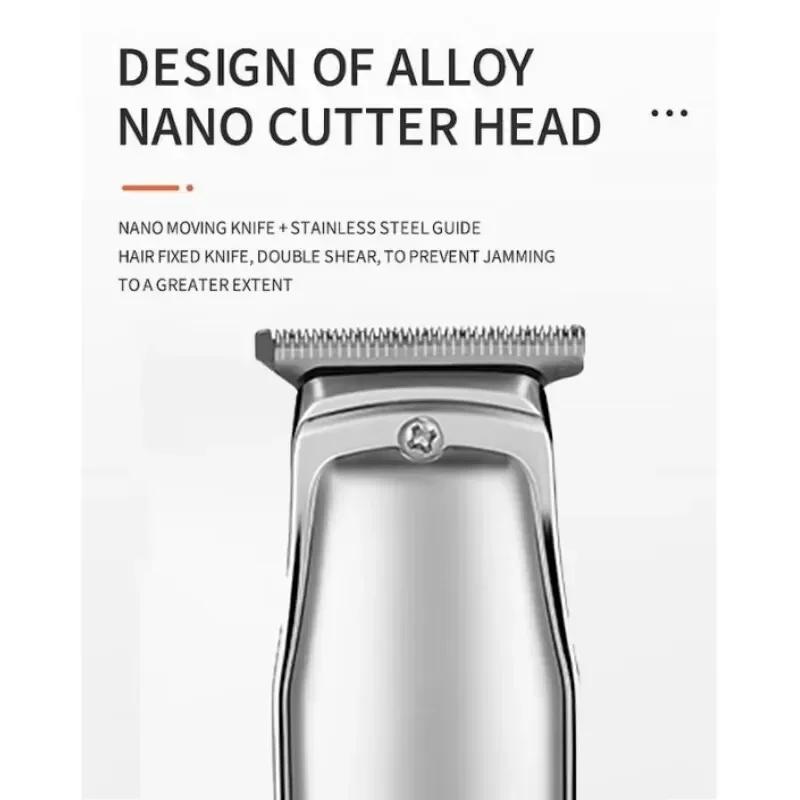 

LED Screen Waterproof Hair Clipper Trimmer Home Rechargeable Electric Shave For Men Beard Strong Power Barber Cutting Machine