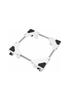 Mufunye Washing Machine Stand Refrigerator/Washing Machine/Dryer Base Adjustable Length 47cm69cm Support Load 150kg Noise Reduction Effect Black Whit