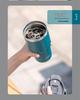 TYESO Large Capacity Dual-Use Car Cup - Double-Walled Thermal Insulated 304 Stainless Steel Ice Cooler