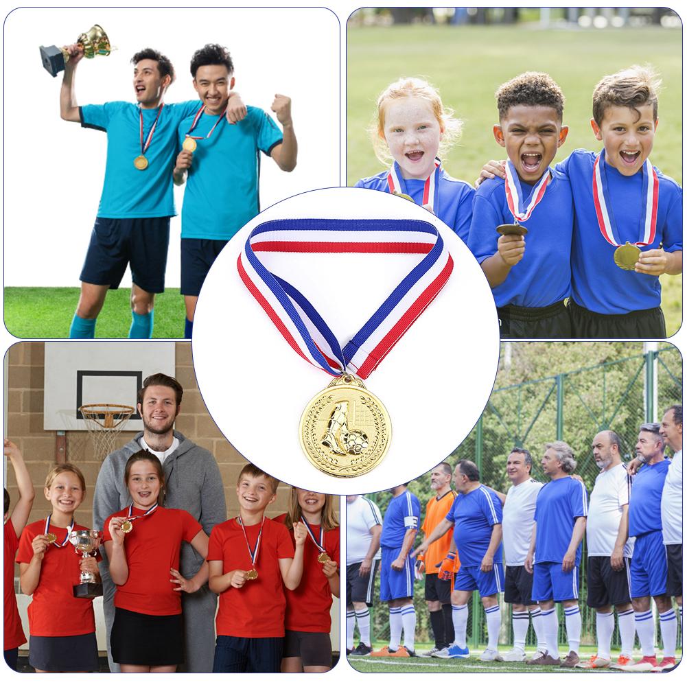 Competition Medals Zinc Alloy Football Competition Games Medals Wear-resistant Collection Decoration Souvenir Gift
