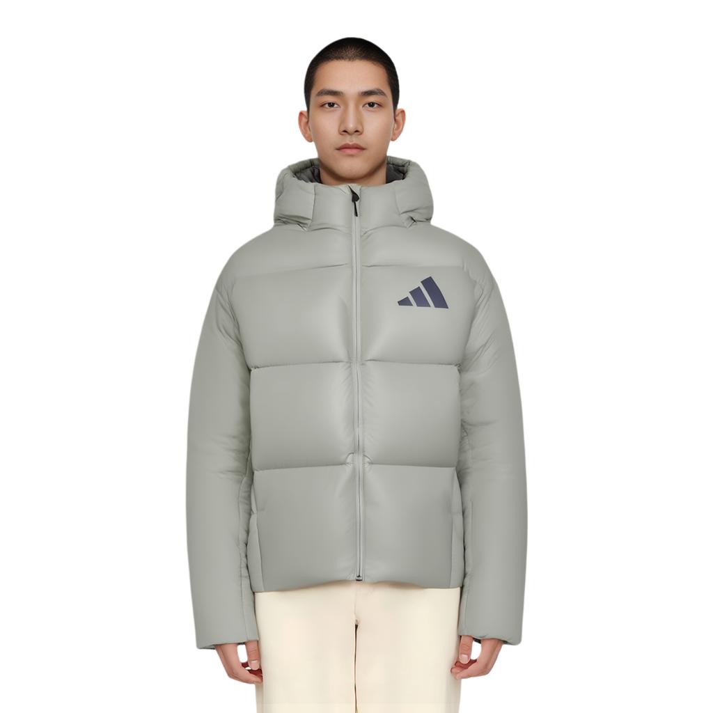 adidas Zne FW25 Black Label Uniform Windproof Warm Casual 600 Fill Duck Down Loose Fit Puffer Jacket Men Outerwear KH3981