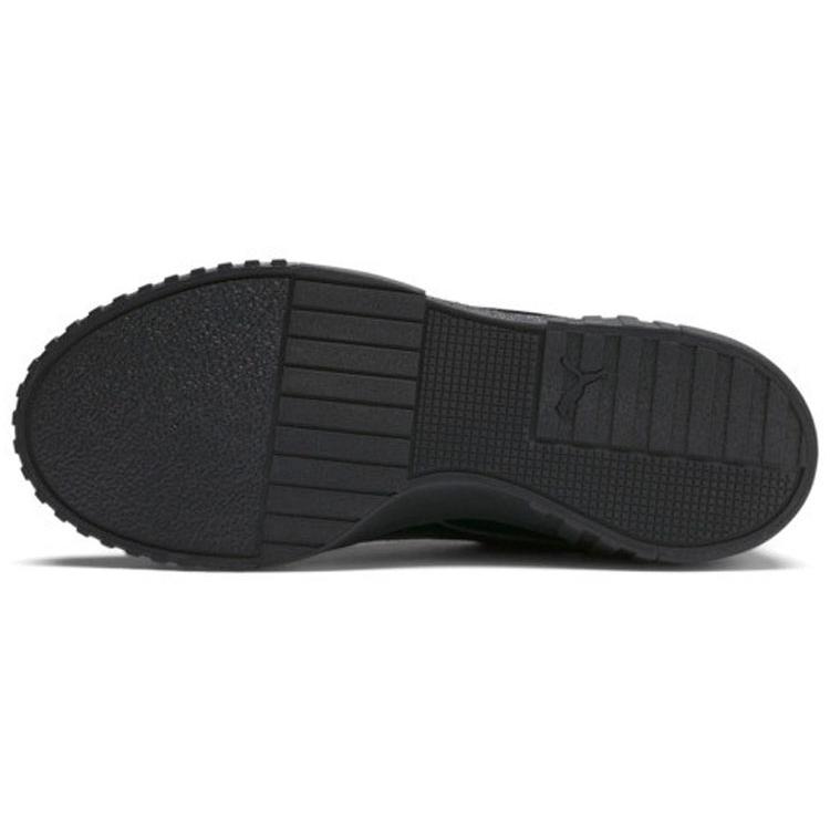 Puma Cali Thick Sole Low Tops Casual Skateboarding Shoes Black Women's (Unisex) Skateboard Shoes 369155 05