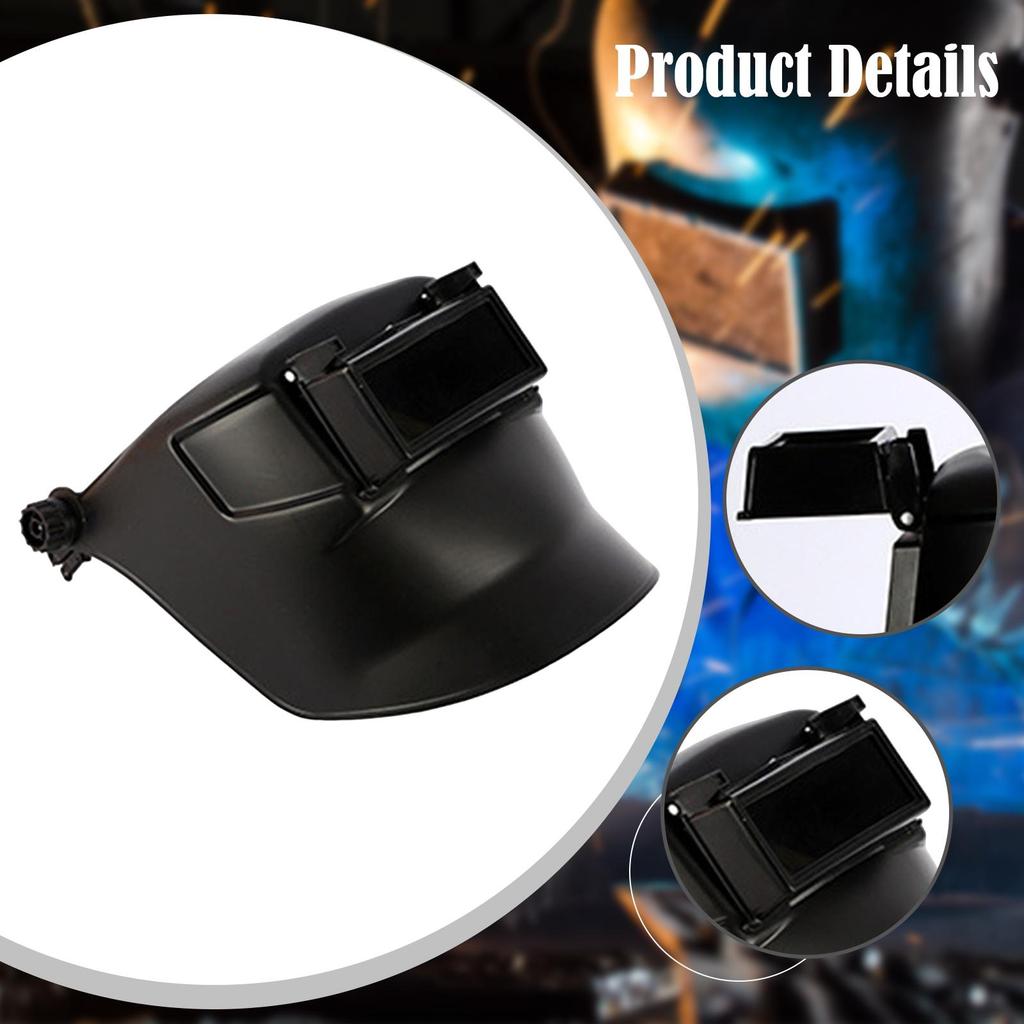 Flip Front Welding Face Cover Guard Detachable Anti Splash Auto Darkening and Clear Lens for Industrial Use Professional