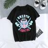 Tanjirou Kamado Kaus Wanita Kimetsu Kaus Wanito Printed Harajuku T-shirt Women's T-Shirt Kaus Grafis Anime Demon Slayer Uniseks