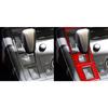 For Lexus CT 200h 2011 2012 2013 2014 2015 2016 2017 Accessories Carbon Fiber Interior Shift Panel Trim Sticker