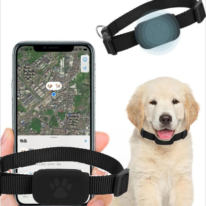 Remote Pet GPS Tracker for Apple Find APP Waterproof Real-Time Tracking Movement Alert Collar Anti-Lost Dog Cat Global Locator 3