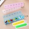 Weekly Portable Travel Pill Cases Box 7 Day Organizer 7 Grids Pills Container Storage Tablets Vitamins Medicine Fish Oils