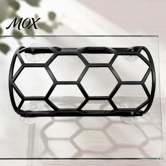 Snake Tank Accessories Reptile Honeycomb Climbing Shelf, Suction Cup Tunnel Hide, Rest Platform Perch for Ball Python, Lizard, Bearded Dragon,