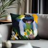 Fashion FFfrantisek Kupkaed Cushion Cover Antidustmite Pillowcase Invisible Zipper Silky Short Plush Sofa Cushion Cover
