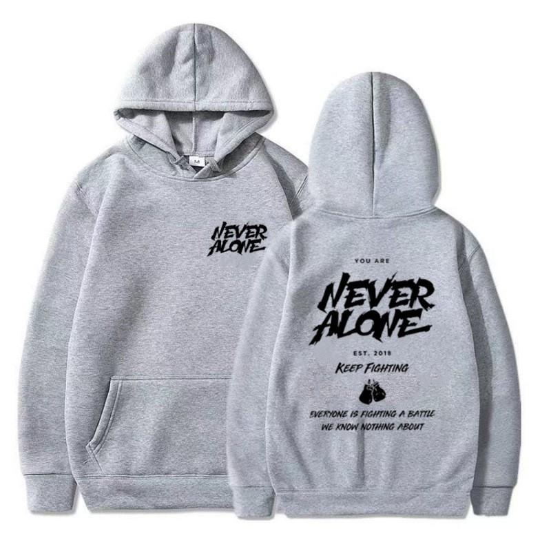 Unisex Hooded Sweatshirt With Front Pocket Print Loose Fit Long Sleeve Casual Winter Top